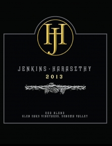 Jenkins-Haraszthy Wine Label Design and Illustration