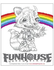 Funhouse Skateboards Ad for Concrete Wave Magazine